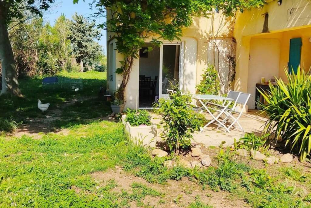 Offrez-Vous Un Sejour Dans Notre Gite A Entressen Une Grande Piscine Pour Se Rafraichir ,Un Espace De Jeux Pour Enfants Pour Des Heures De Divertissement Un Terrain De Petanque Pour Des Parties Endiablees Luaran gambar